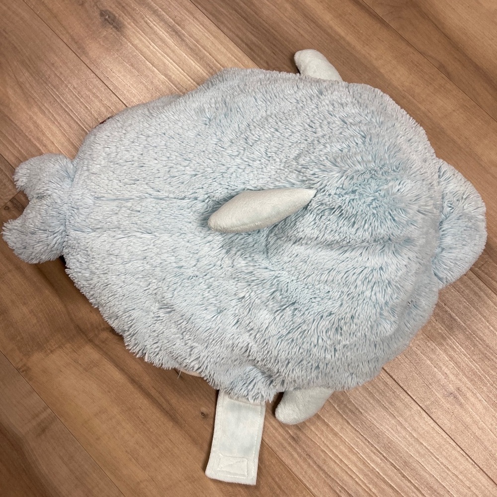 Pillow Pets Blue Dolphin Plush Stuffed Animal 2010 18”x24” Retired - Picture 12 of 13